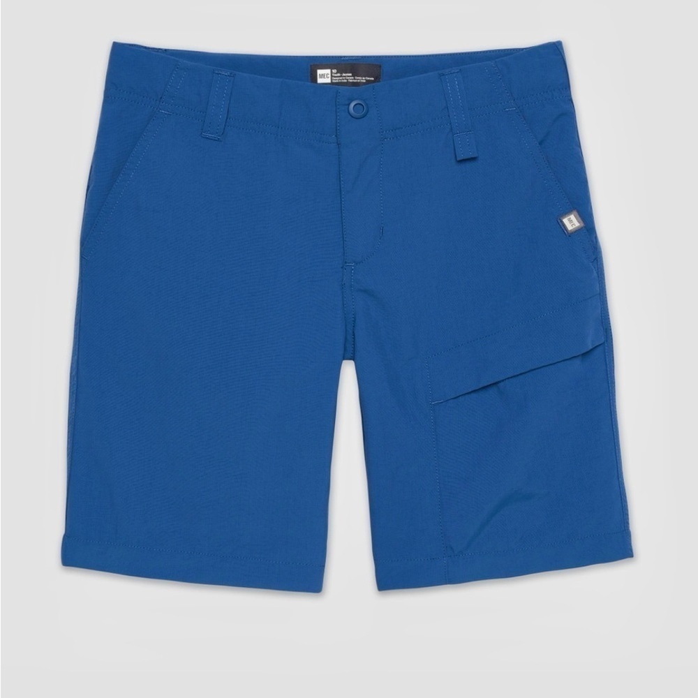 MEC Kids Blue Scout Ripstop Shorts Size 10 Youth